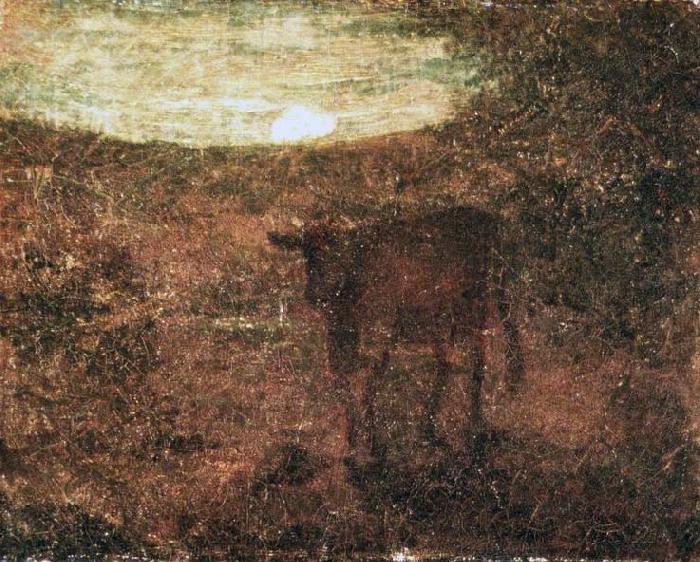 Albert Pinkham Ryder Moonrise Spain oil painting art